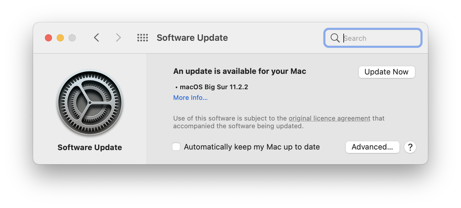 how can i update version of os x for macbook